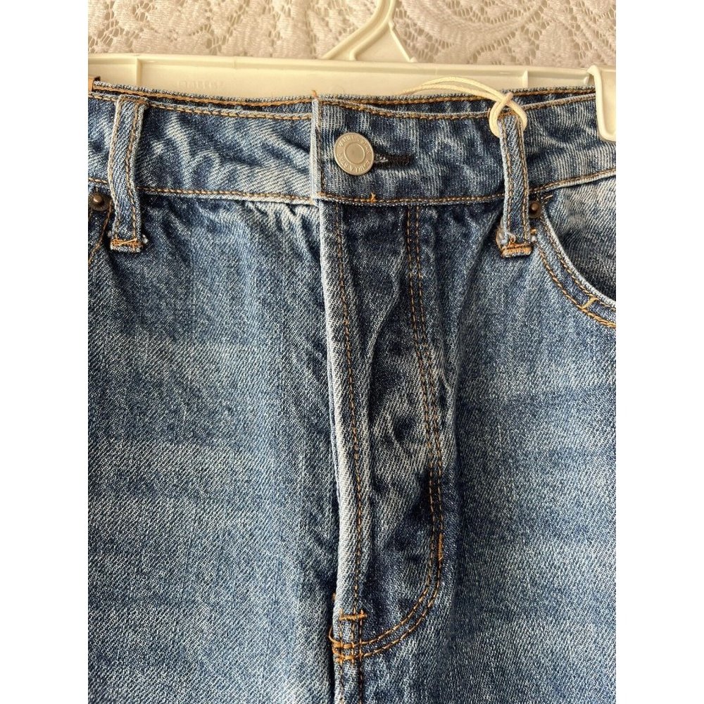 Vanilla Star Dark Blue Ripped Boyfriend Jeans - Picture 2 of 9